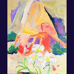 Ghost Ranch with Flower